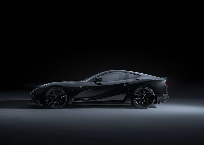 Black Ferrari Sports Car