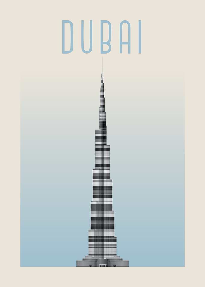 Dubai Skyline Burj Khalifa