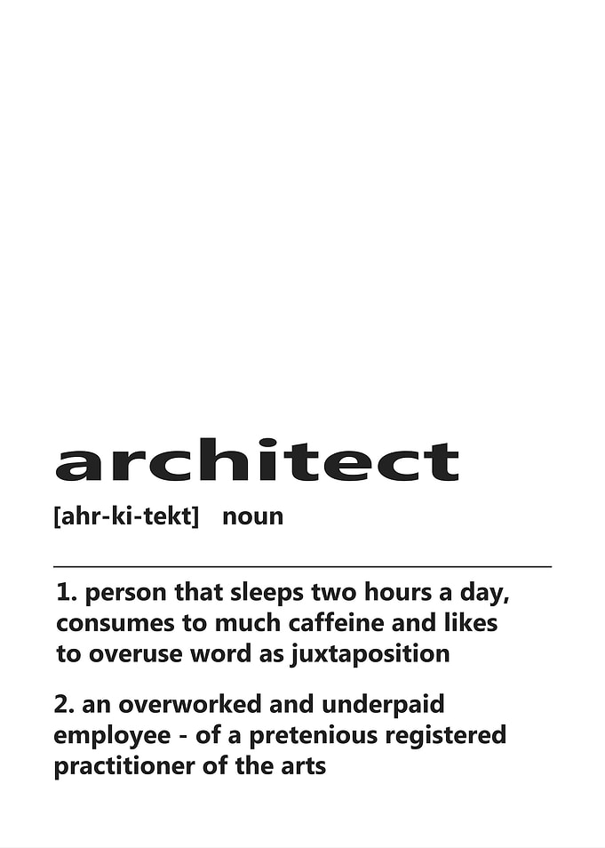 Architect Definition Print