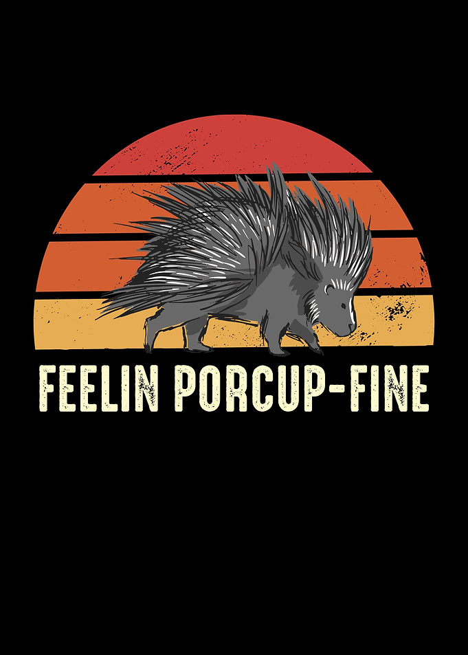 Porcupine Retro Design