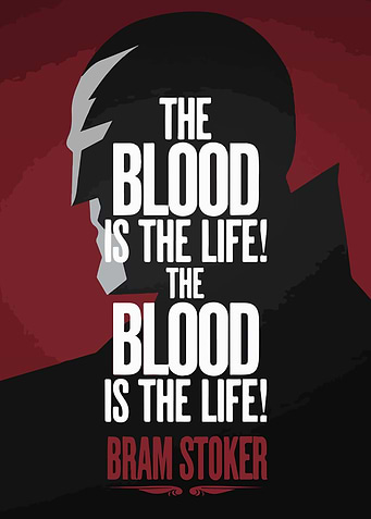 Dracula Quote Poster
