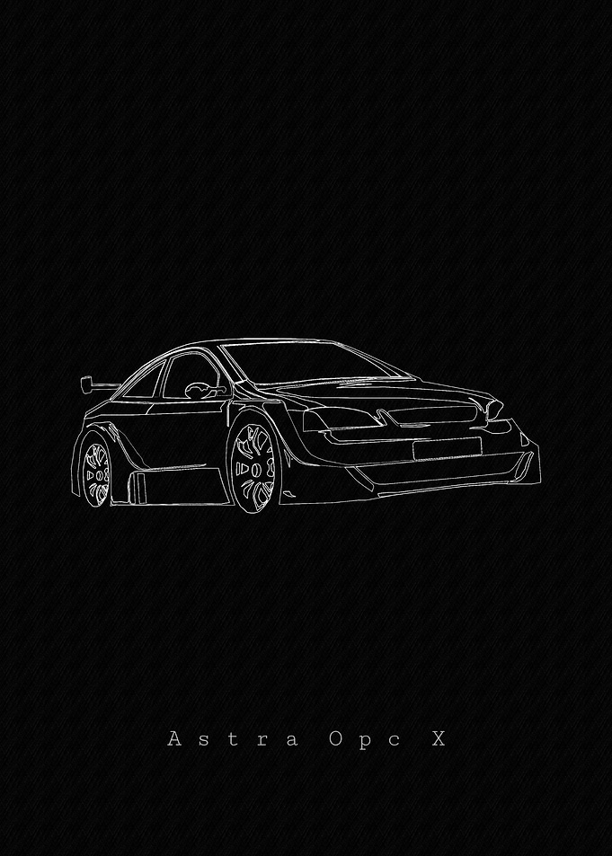 Opel Astra OPC X Line Art