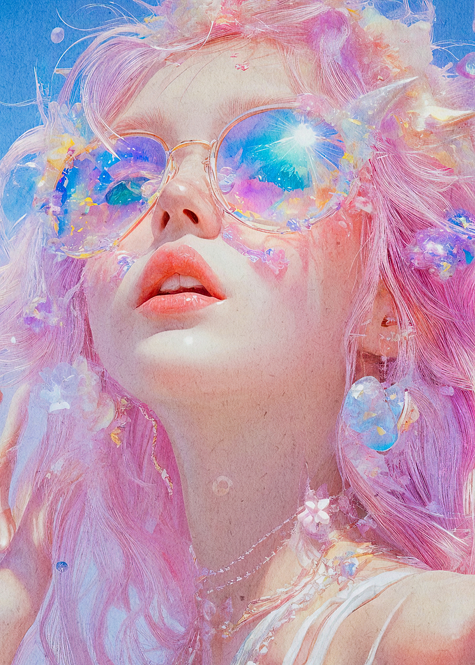 Dreamy Pink Hair