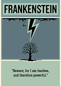 Frankenstein Minimalist Poster