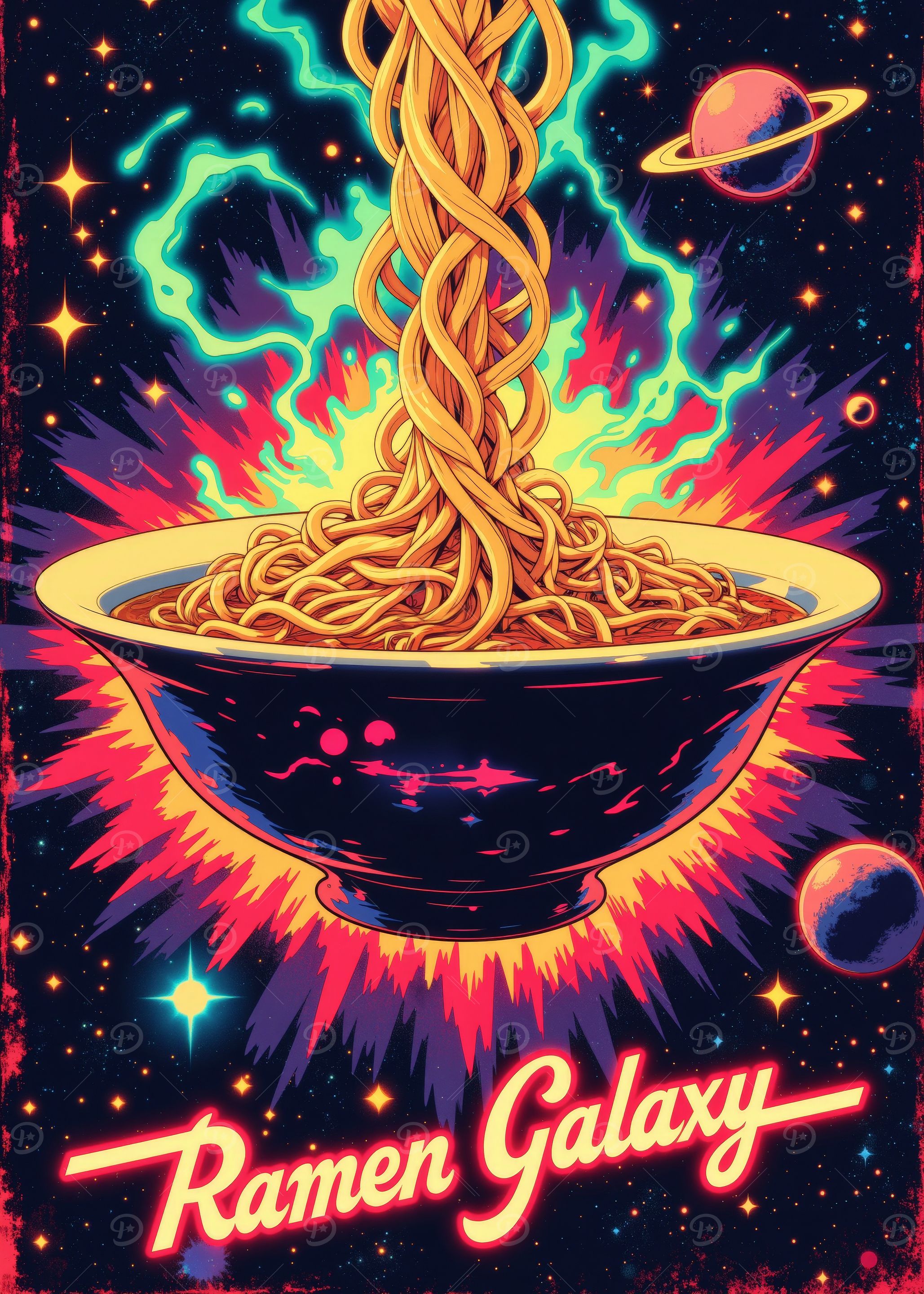 Ramen Galaxy Art Print