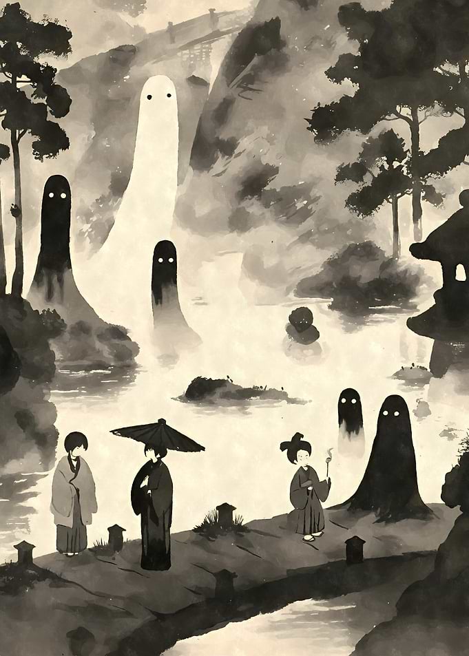 Japanese Ghostly Yokai