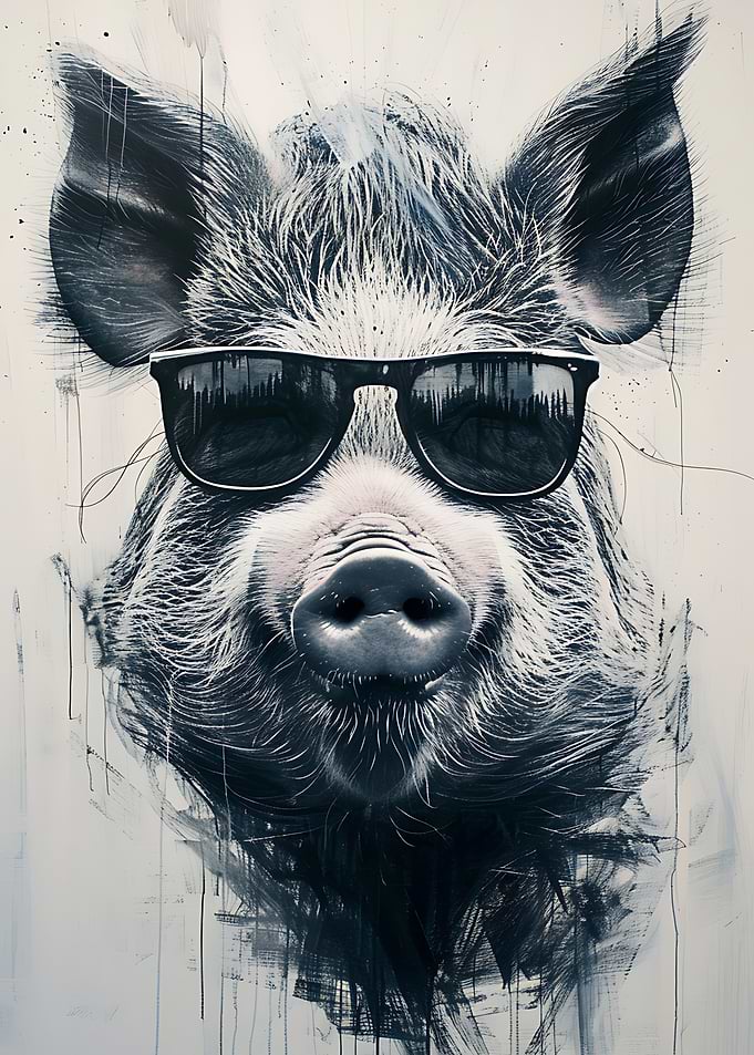 Pig in Sunglasses