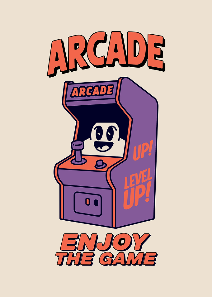 Arcade Game Illustration