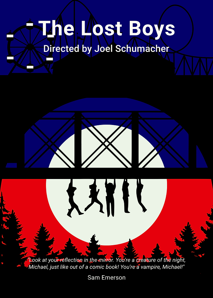 The Lost Boys Minimalist Movie Poster