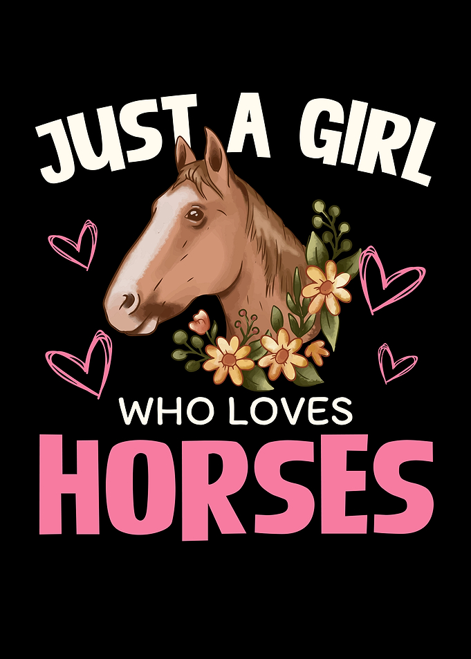 Horse Lover Girl Design