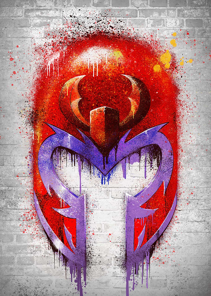 Magneto Graffiti Helmet