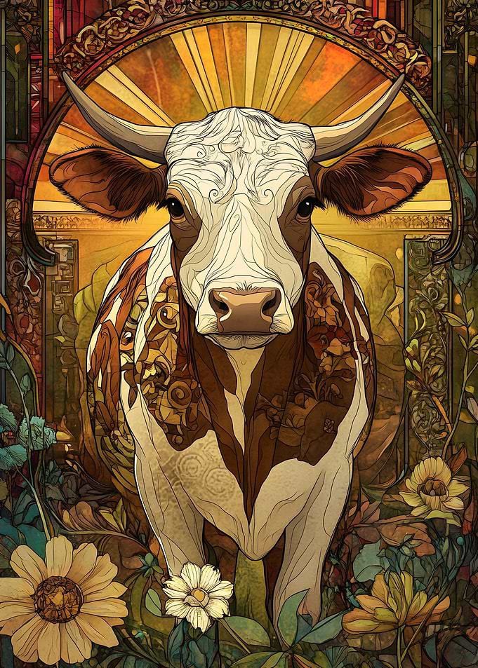Cow Fan Art