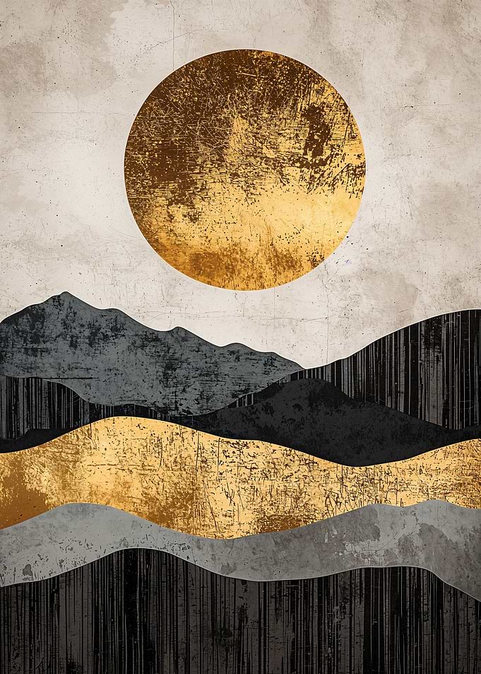 Gold Mountain Landscape