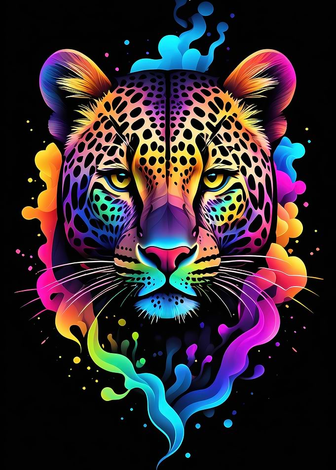 Neon Leopard