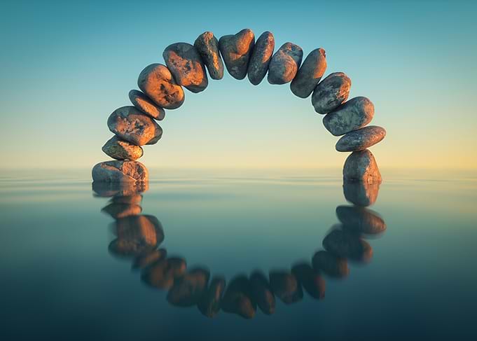 Stone Arch Reflection