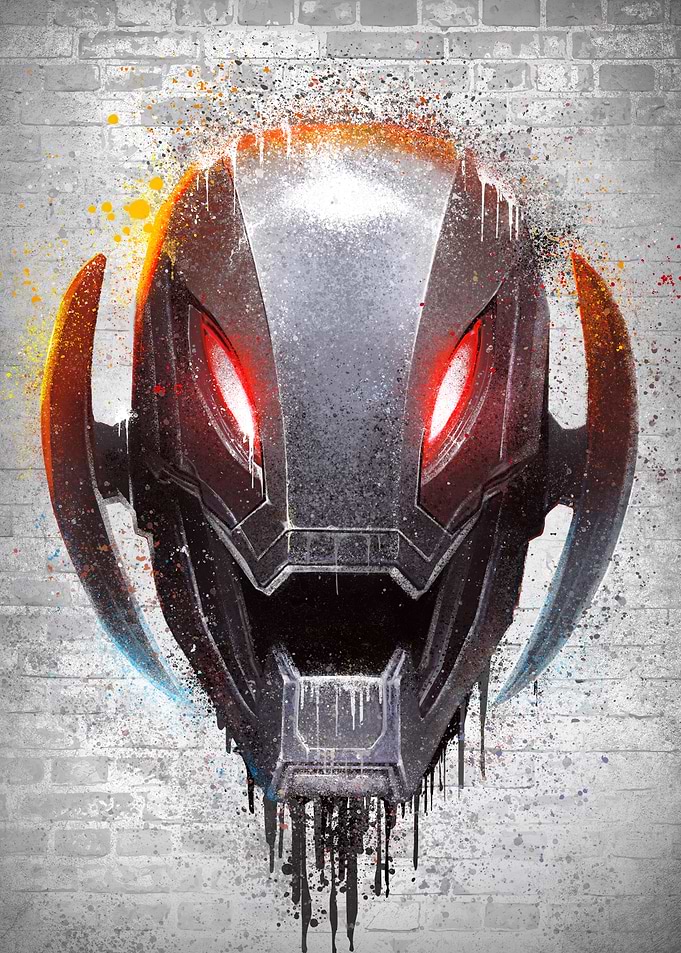 Ultron Graffiti Helmet