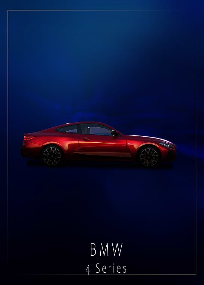 BMW 4 Series Coupe Car Art