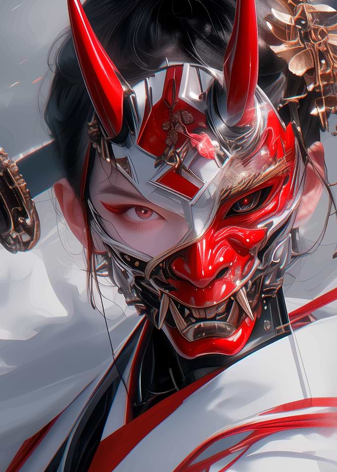 Red Oni Mask