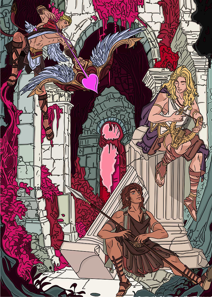 Greek Mythology Achille et Patrocle