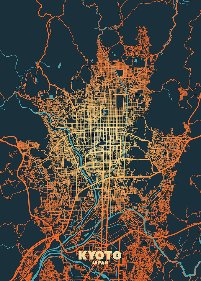 Kyoto City Map
