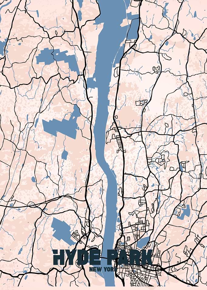 Hyde Park, New York Map