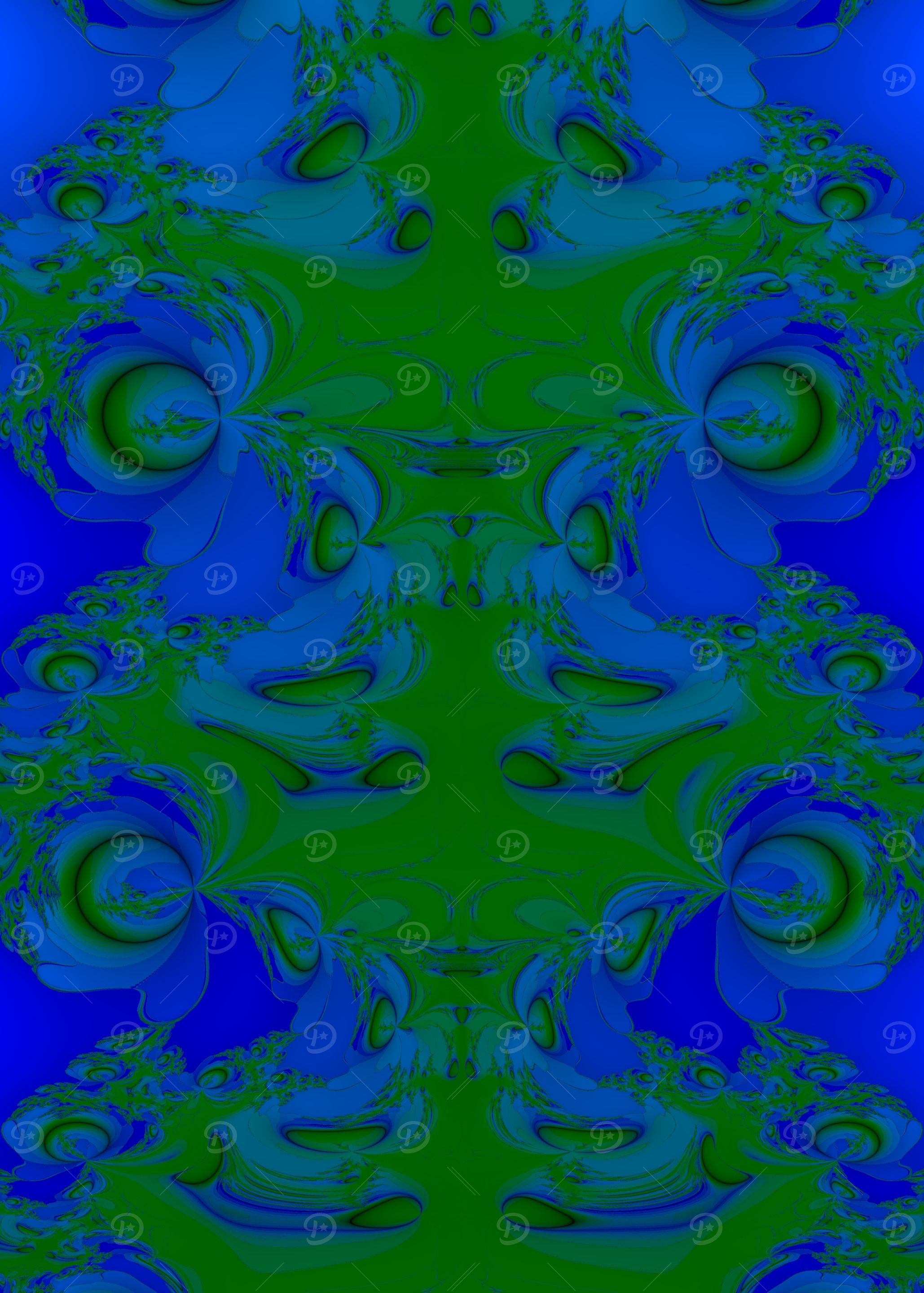 Fractal Green Islands