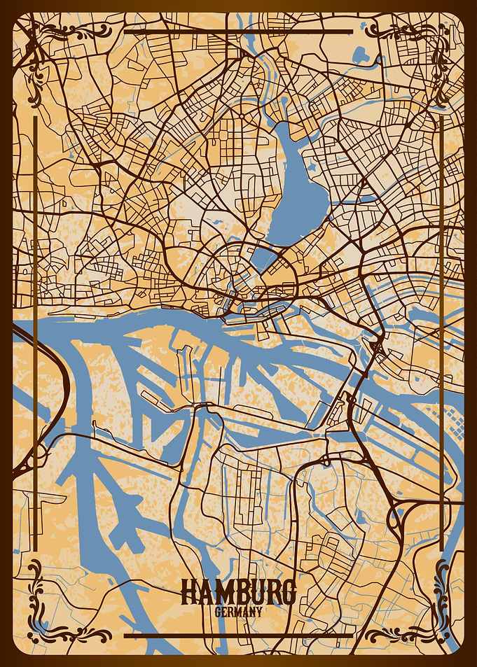 Hamburg City Map