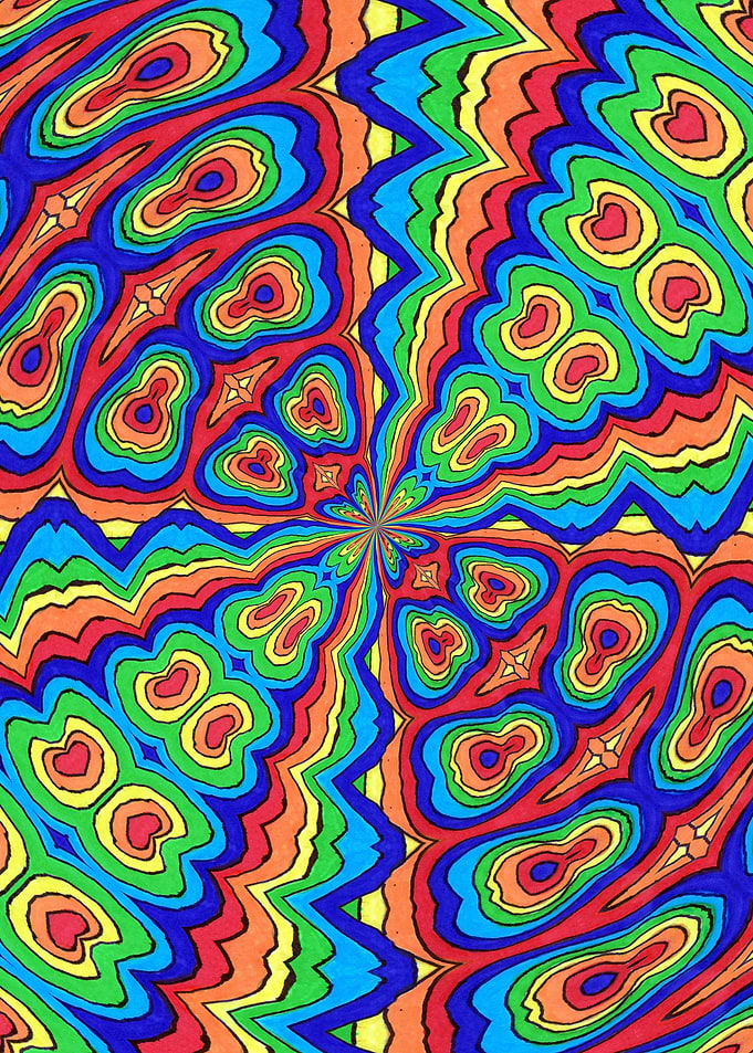 Rainbow Psychedelic Fantasy