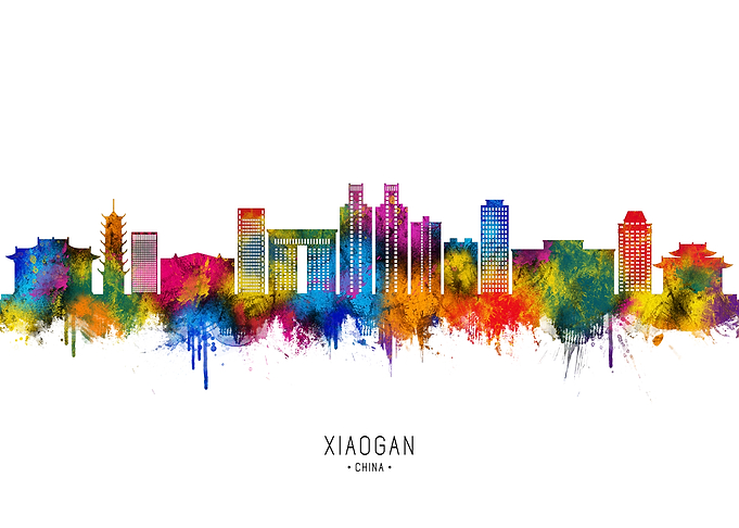 Xiaogan City Skyline