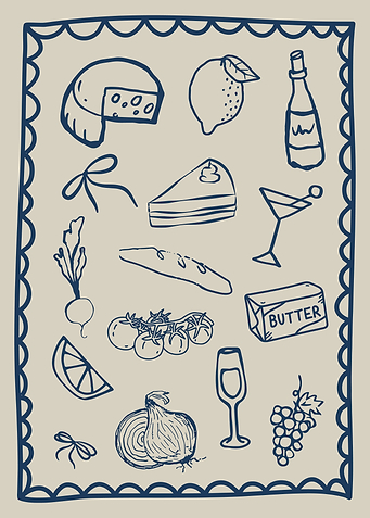 Hand Drawn Food Illustration