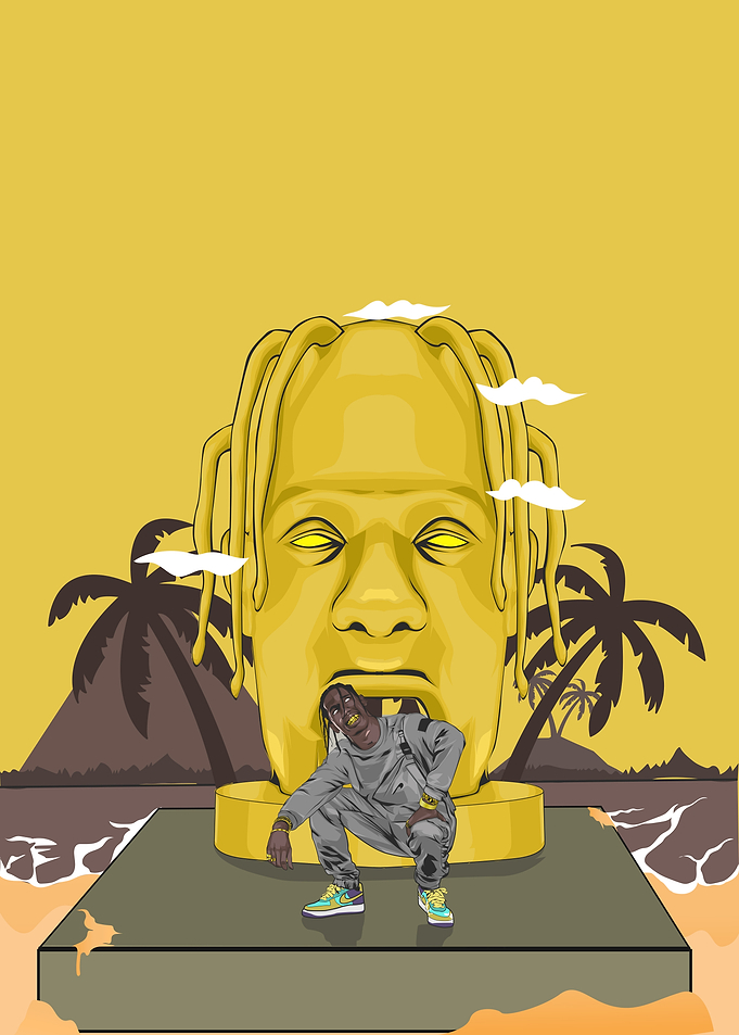 Travis Scott Golden Head