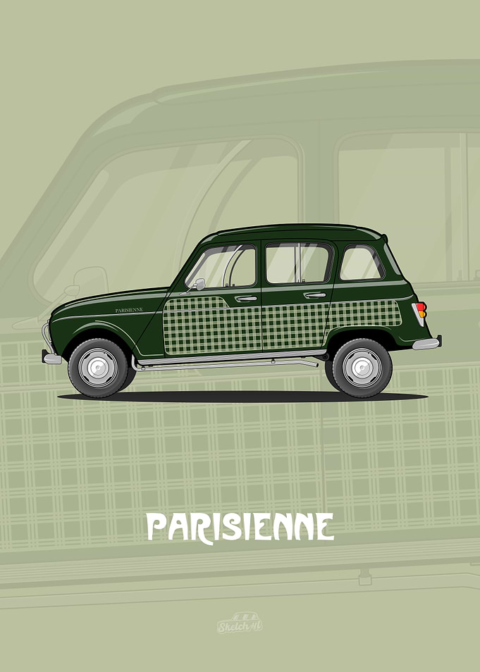 Renault 4L - Parisienne Verte