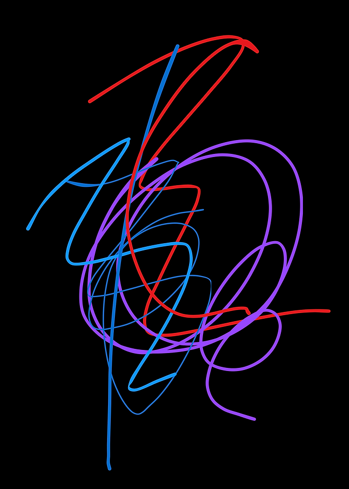 Abstract Line Art design