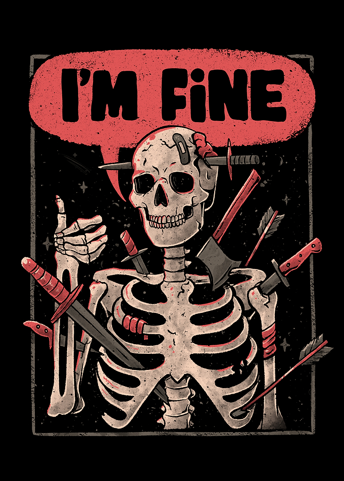 I'm Fine Skeleton
