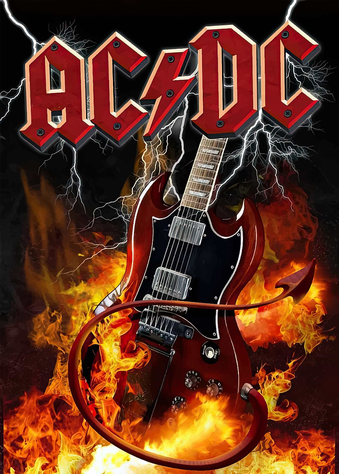ACDC Band Poster