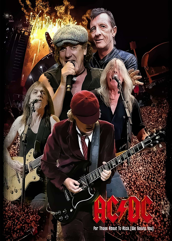 ACDC Band Poster