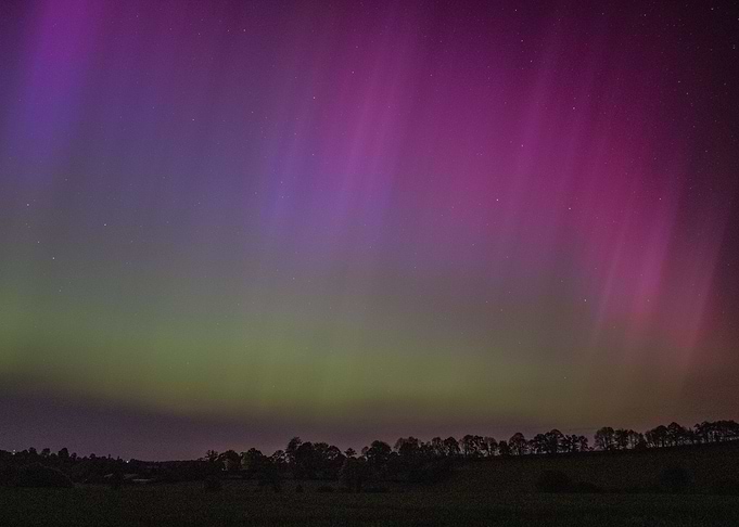 Aurora Borealis Night Sky