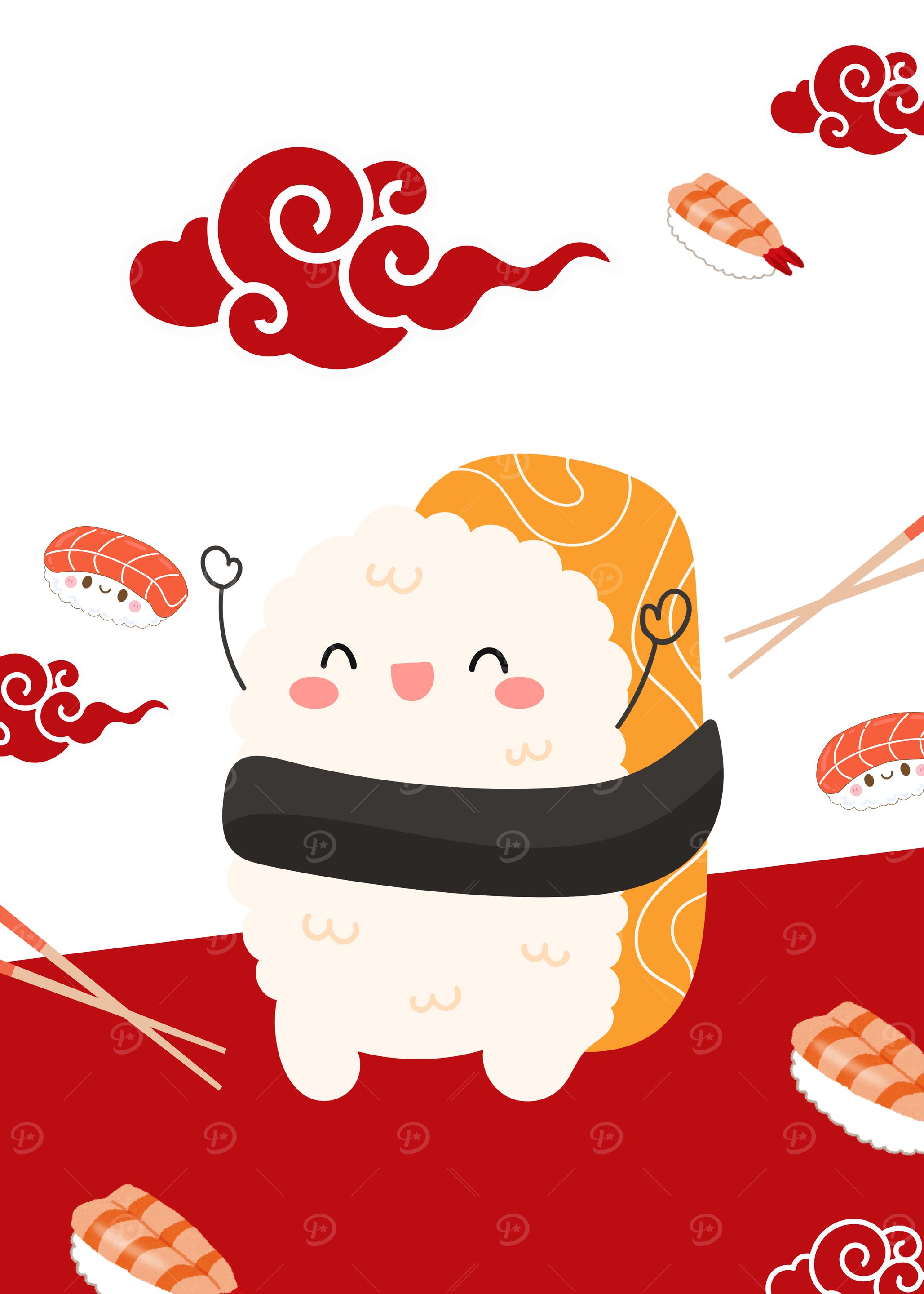 Cute Sushi Character