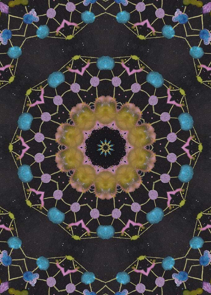 Chalk Mandala