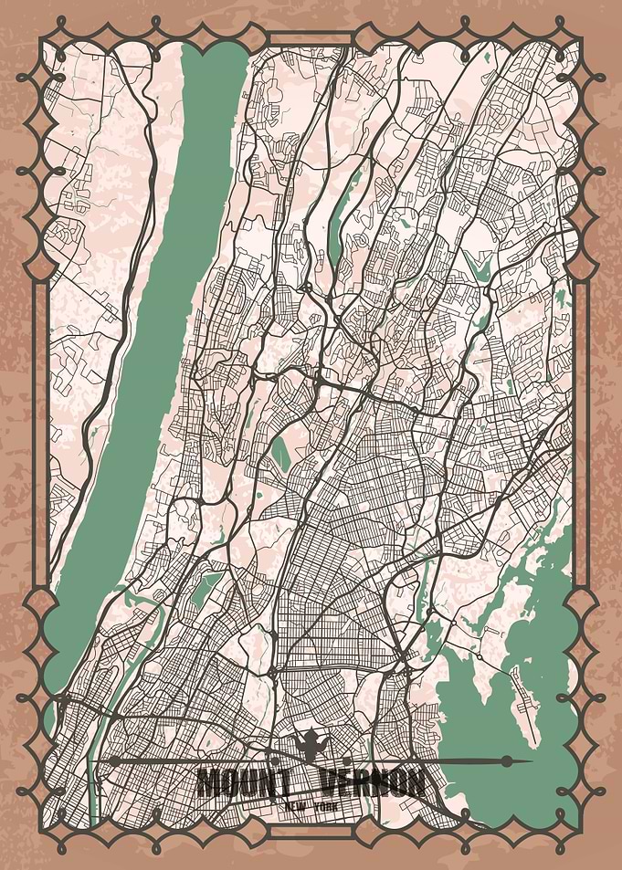 Mount Vernon City Map