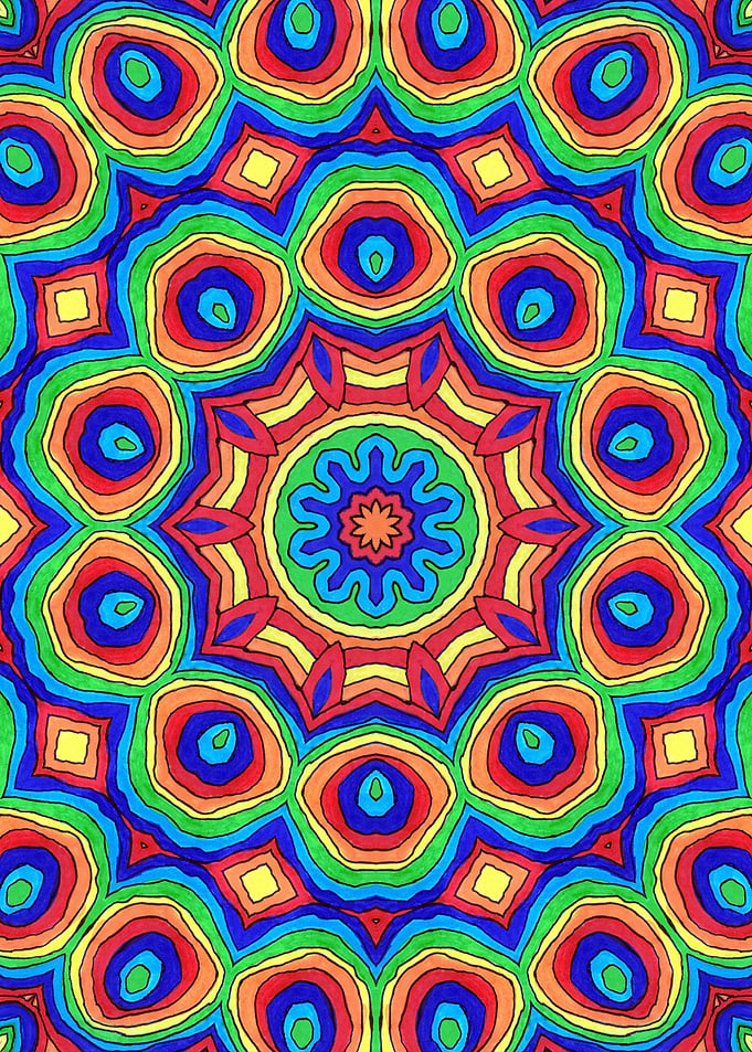 Rainbow Flower