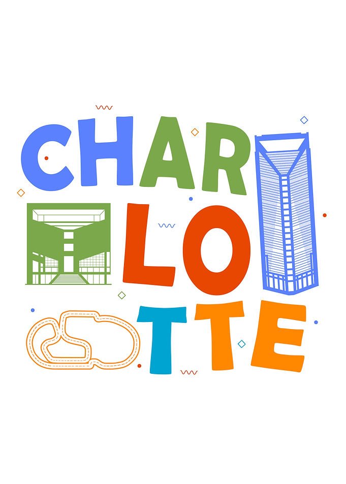 Charlotte City Souvenir Gift Carolina Skyline Charlotte