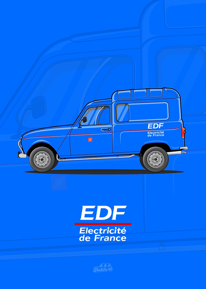 Renault 4L - EDF