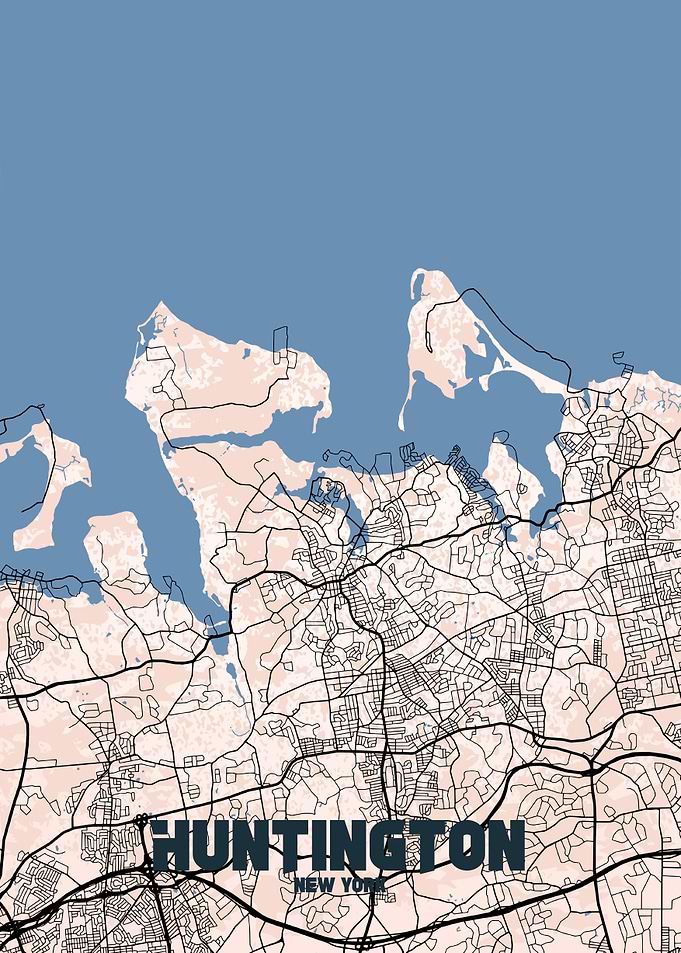 Huntington, New York Map