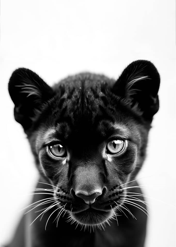 Black Panther Close-Up