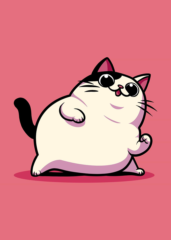 Cute Cartoon Cat