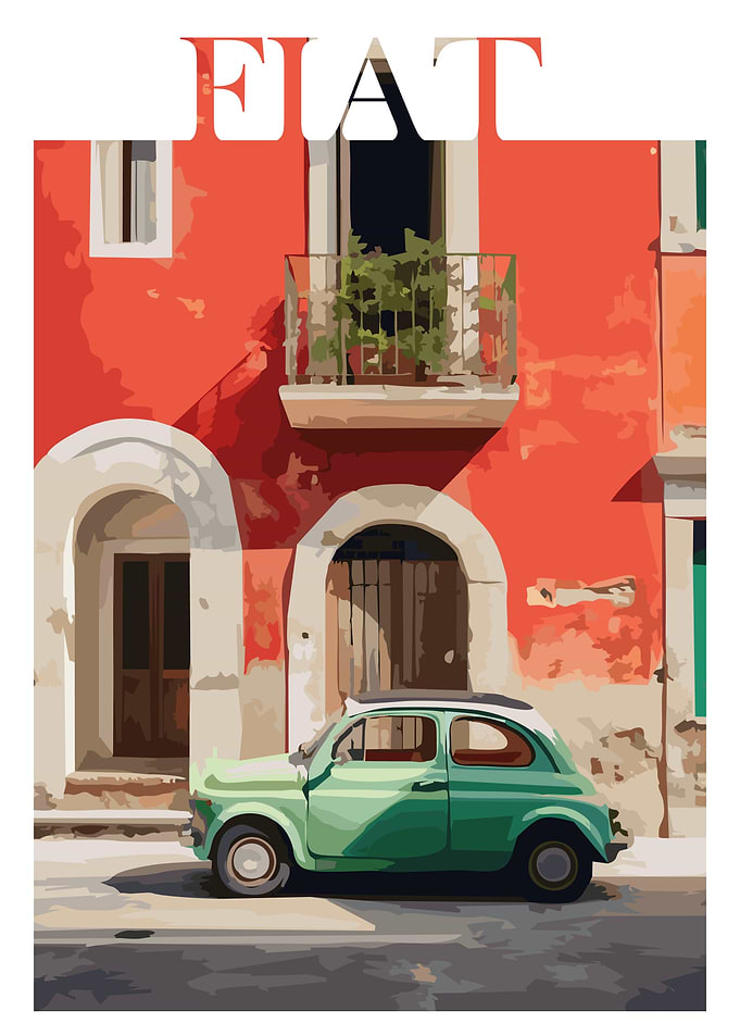Fiat 500 in Italy