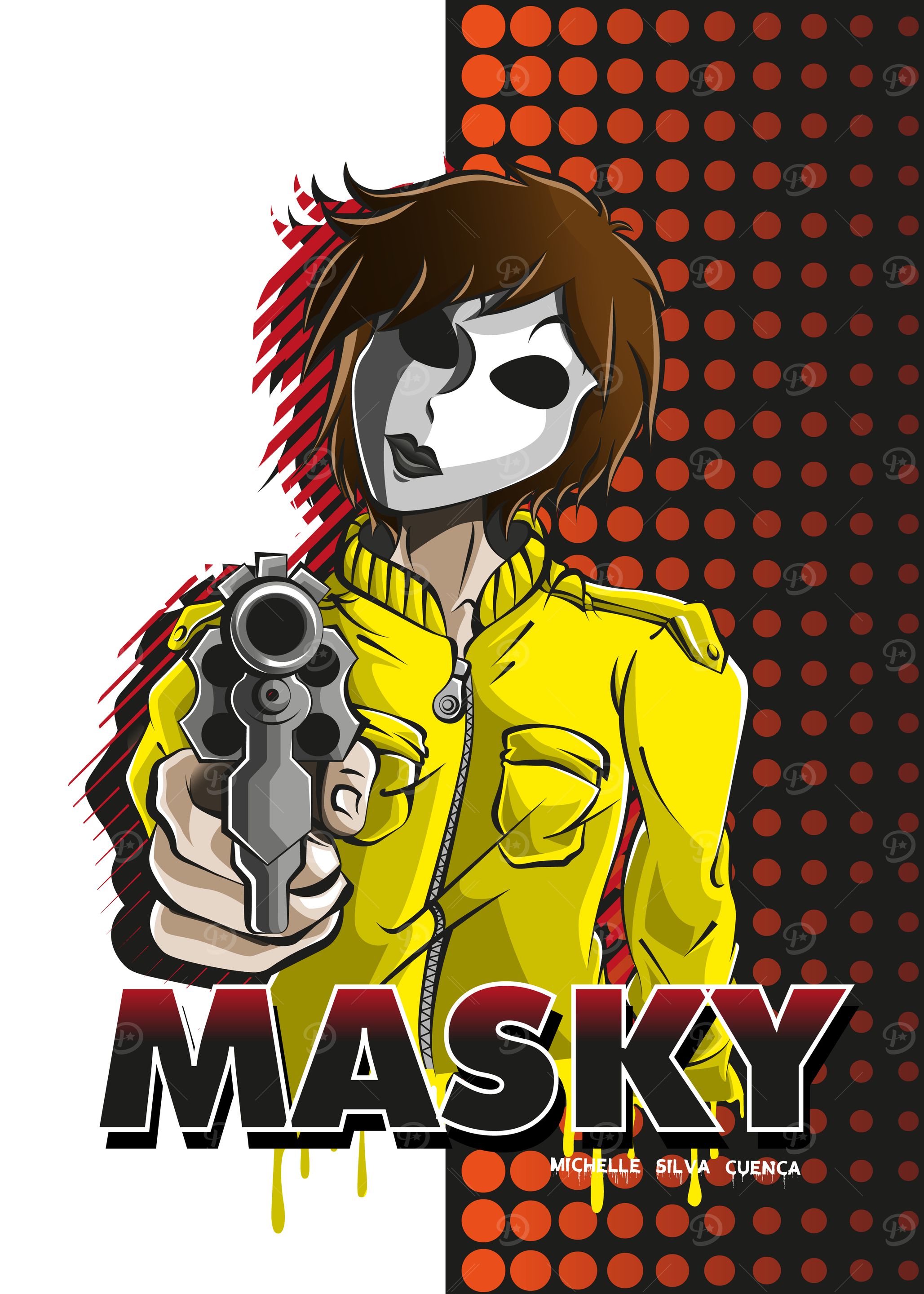 Masky Character Art