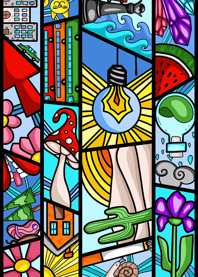 Colorful Collage Art