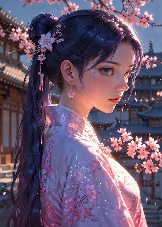 Sakura Dawn Portrait